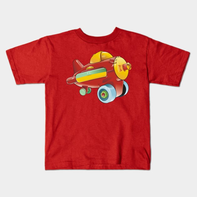 aircraft Kids T-Shirt by Zeeshankhan947